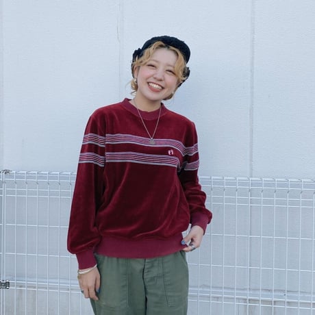 80年代HANG TENベロアスウェット