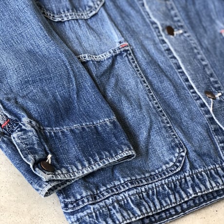 USA製  SANFORIZED デニムカバーオール