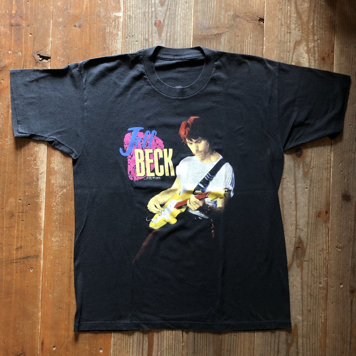 1989 JEFF BECK プリントTシャツ | CUSTOM FEVER