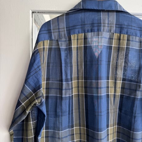 〜70's McGREGOR オープンカラーシャツ SCOTSET M