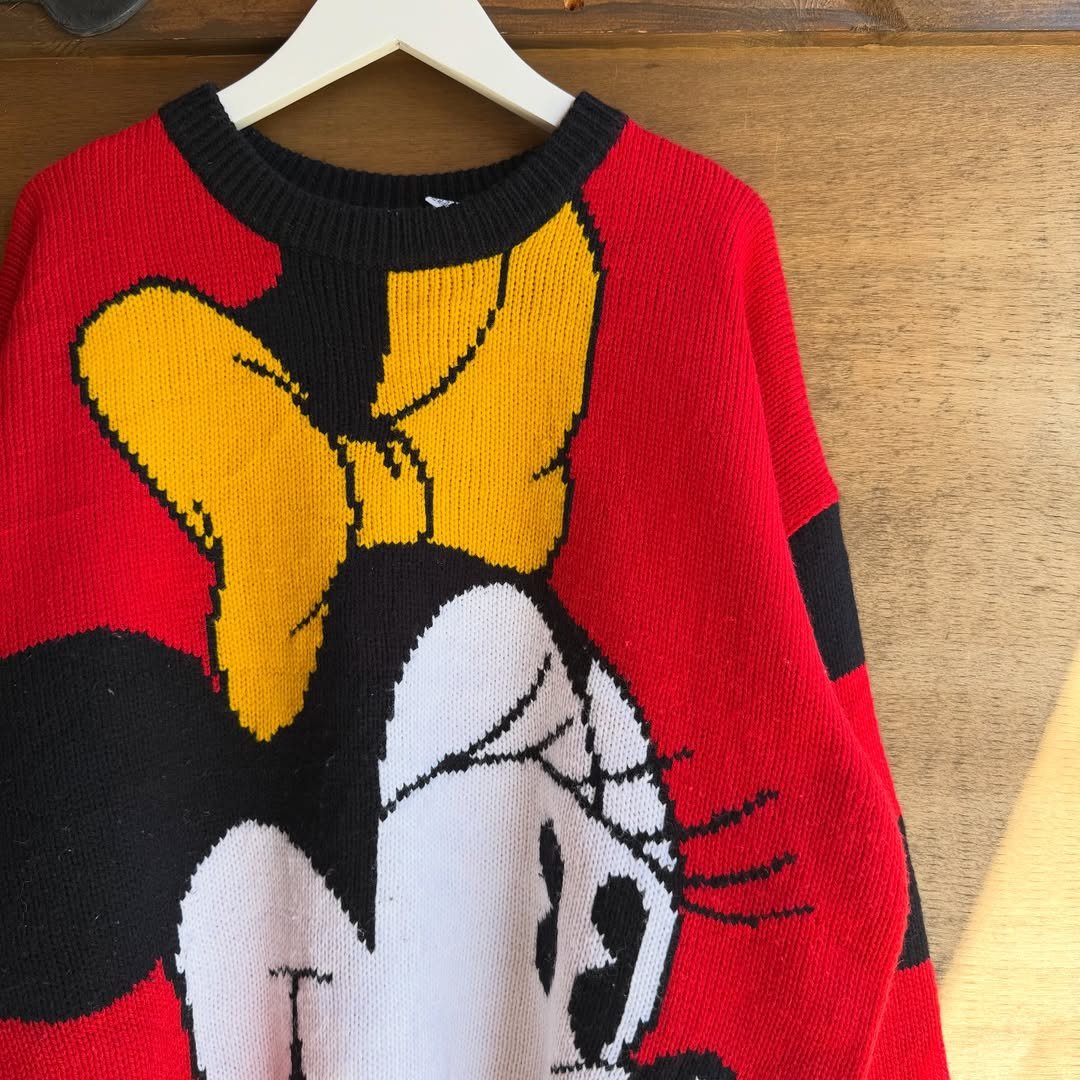 ★お急ぎ便★ミニー様♡ ミニーマウス 全面ニット | CUSTOM FEVER