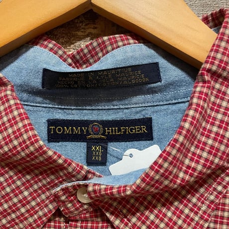 TOMMY HILFIGER BDチェックシャツ