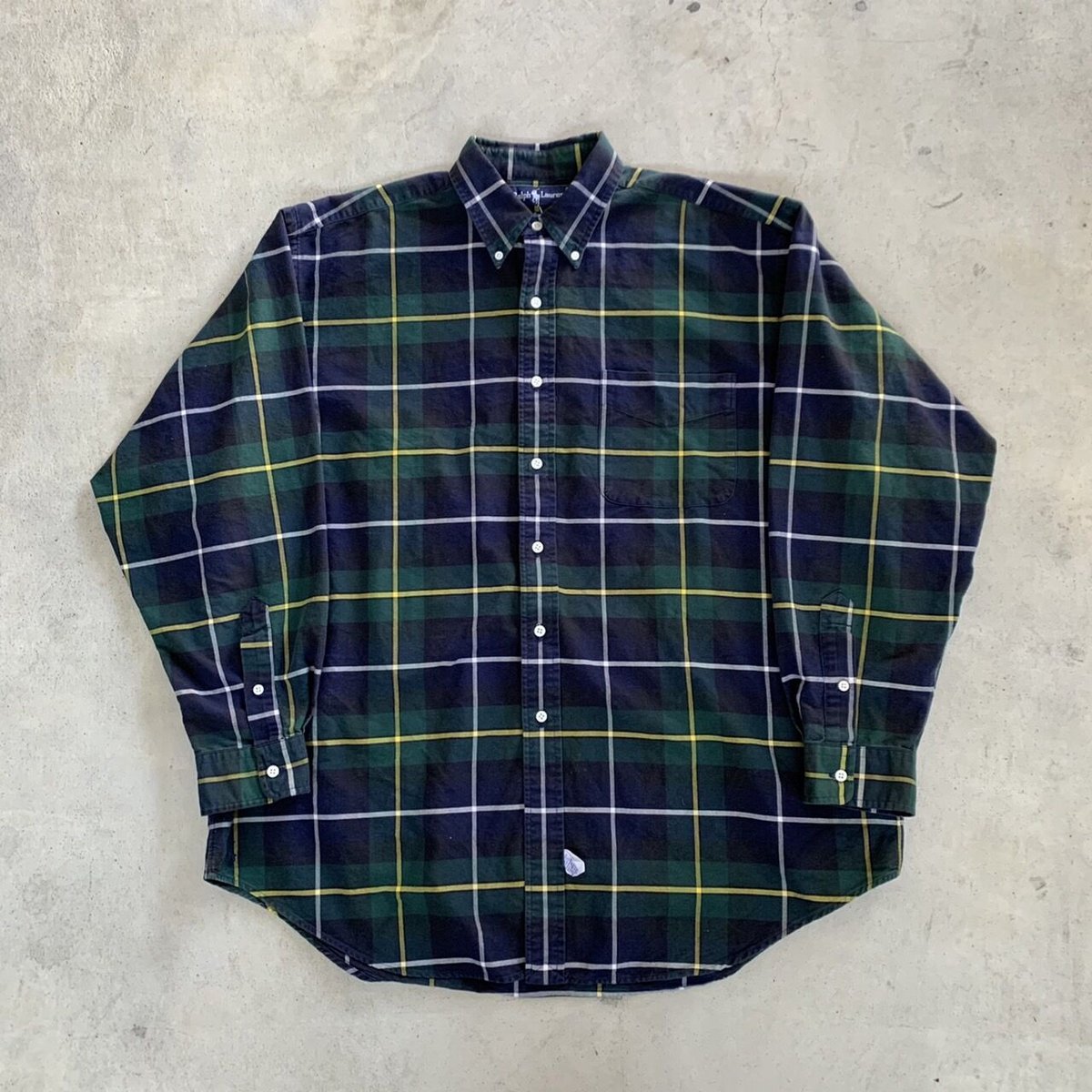 Ralph Lauren長袖チェックシャツ The Big Oxford L | CUSTOM Ralph Lauren長袖チェックシャツ The Big Oxford L | CUSTOM