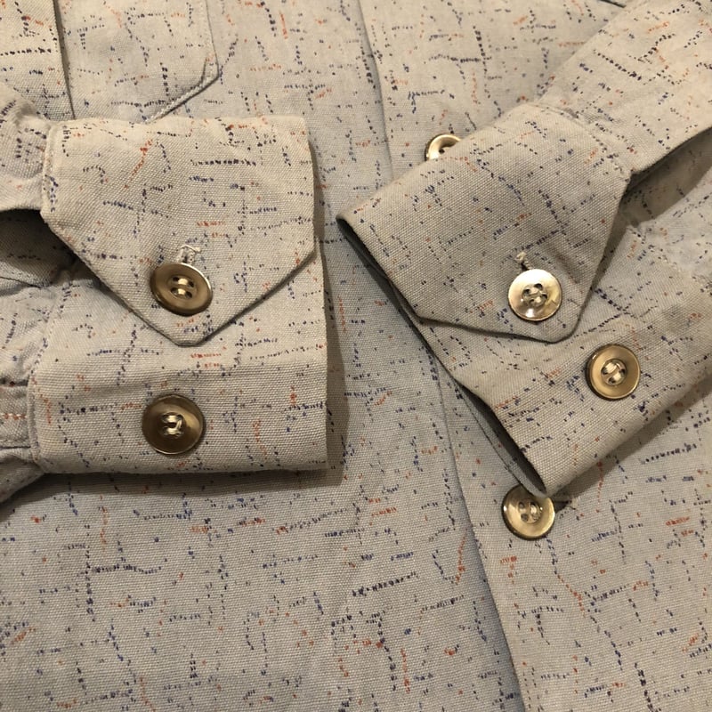 トップス 60's vintage rayon shirt 1960s Vintage Rayon Shirt ヴィンテージレーヨンシャツ - ANNE-TRE