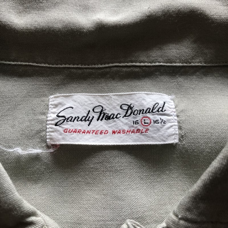 ビンテージ1960年代Sandy Mac Donald レーヨンシャツ | CUSTOM FEVER