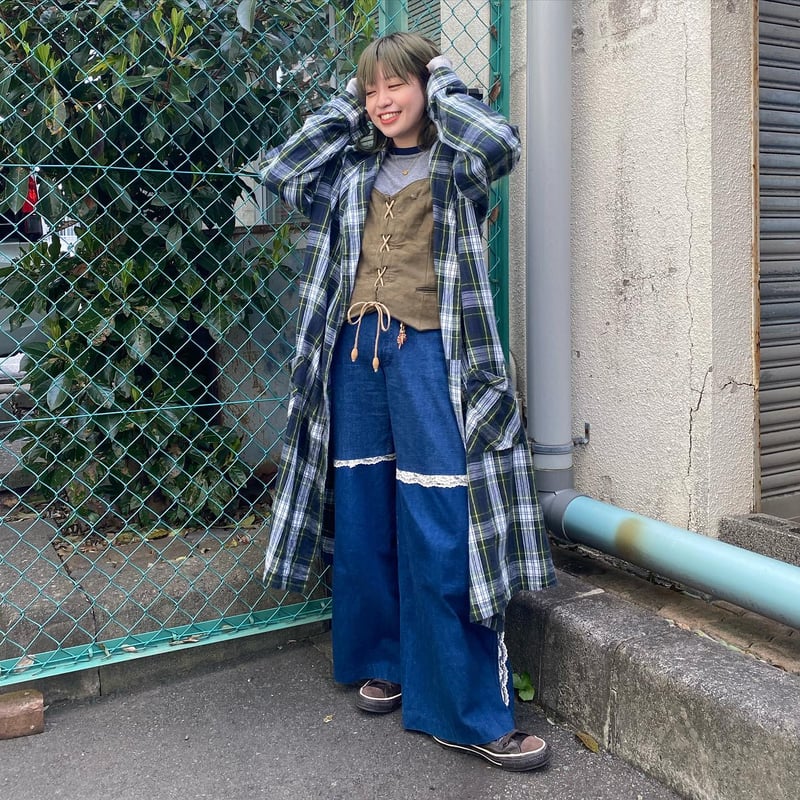 L.L.Beanチェックガウン | CUSTOM FEVER