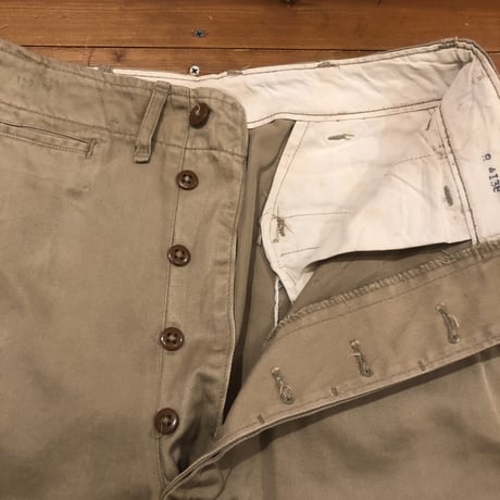 ②Vintage U.S.ARMY M-45 Chino Trousers