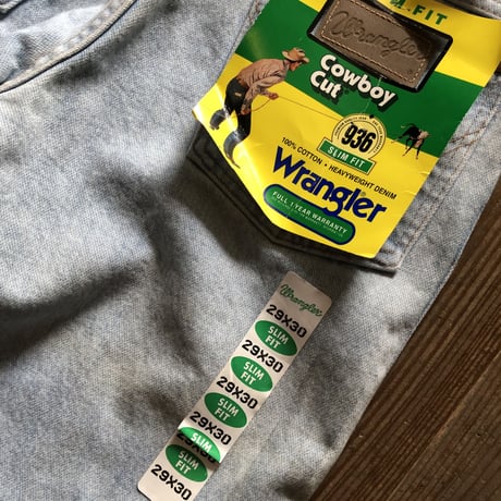 USA製未使用WRANGLER 936 SLIM FIT W29×L30