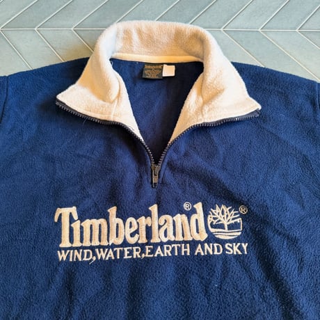 90s Timberland ロゴフリース