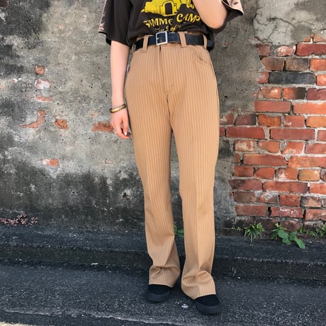 USA製 70's Leeストライプブーツカットフレアパンツ