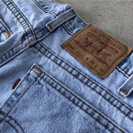90'sUSA製 Levi's505  W34×L30 淡色