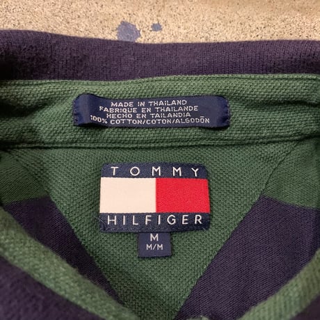 TOMMY HILFIGERボーダーポロシャツ