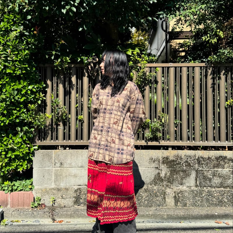 BUCKHORN RIVER トナカイ柄チェックシャツ | CUSTOM FEVER