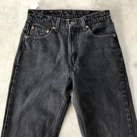 90's USA製 Levi's505  W30×L32 ブラック