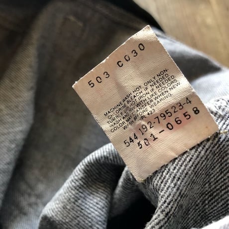USA製 Levi's501 W34×L36 先染めブラック