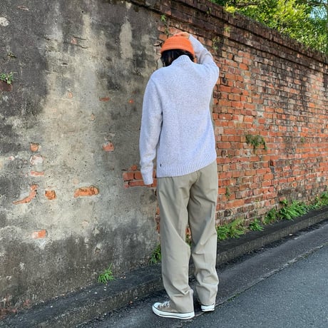 CHAPSハーフジップニット