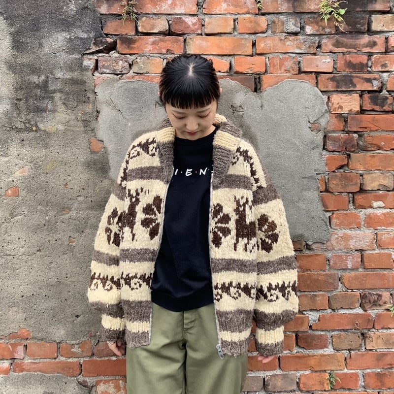 Vintage カウチンニットカーディガン | CUSTOM FEVER