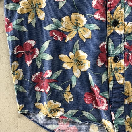 90's L.L.Bean〝COOL WEAVE〟ハワイアンシャツ