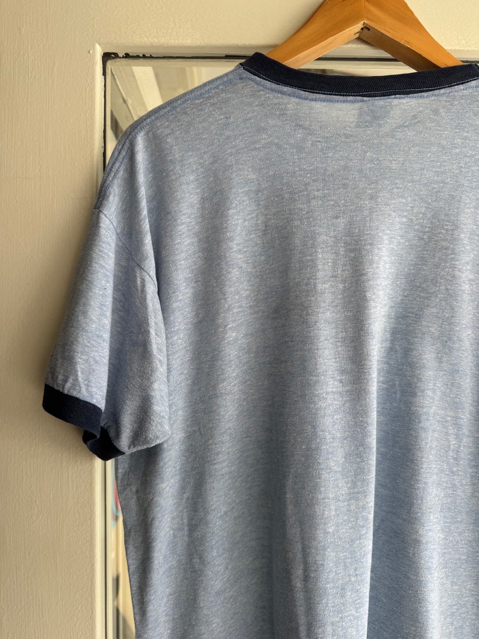 70年代バータグチャンピオン リンガーカレッジTシャツ XL