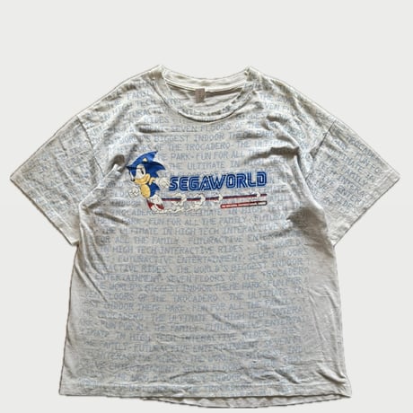 90’s SEGAWORLD オールオーバープリントTシャツ