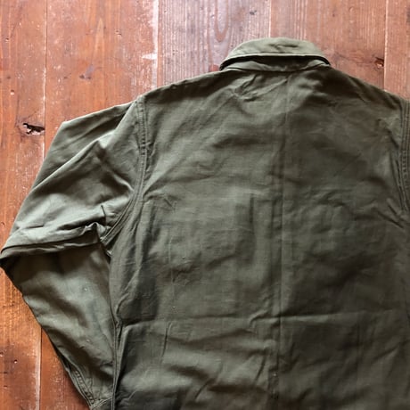 60's〜コットン ユーティリティシャツ 14 1/2 x31 ⑤
