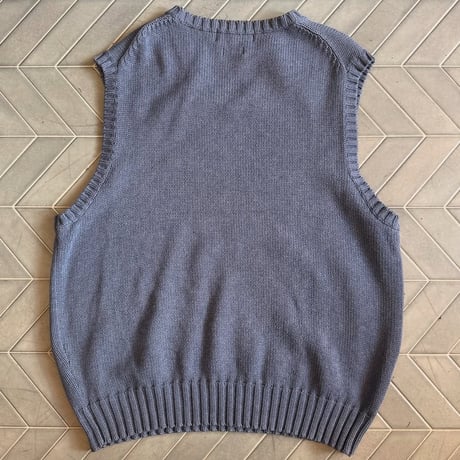 POLO コットンニットベスト