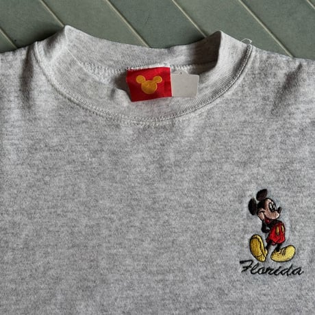 90s ミッキー刺繍スウェット