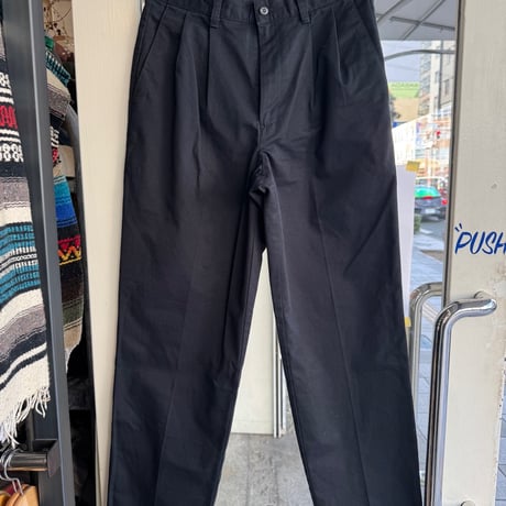 00's DOCKERS 2タックチノ W30×L30ブラック