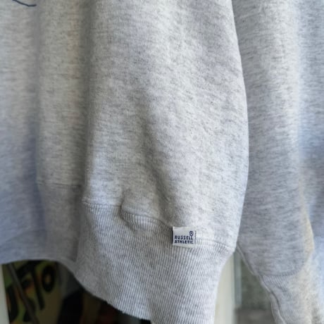 USA製RUSSELL ロゴプリントスウェットXL