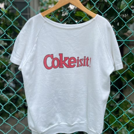 コカコーラ半袖スウェットトップス