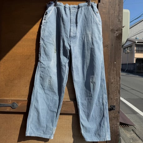 リメイクパンツ ヒッコリーデザイン