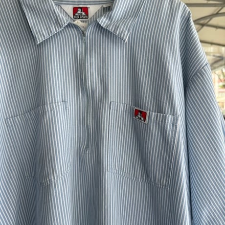 USA製BEN DAVISハーフジップワークシャツ  XXL