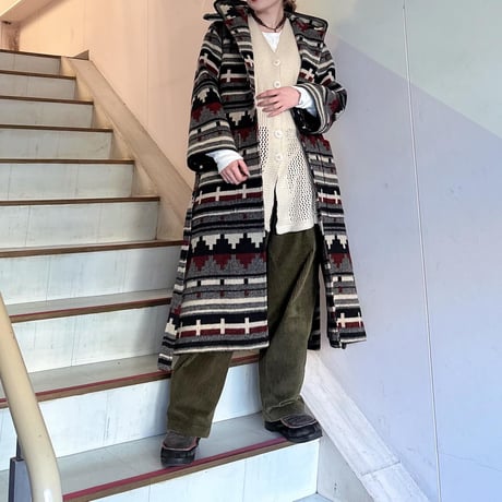 ウールロングコート