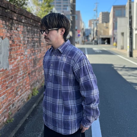 〜90's L.L.Bean 山タグ プルオーバーシャツ
