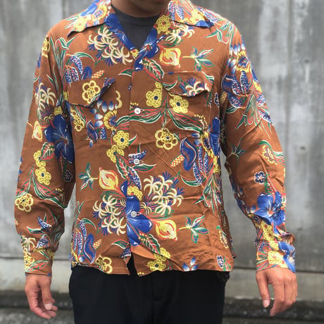 40's Daily Double L/S Hawaiian Shirt