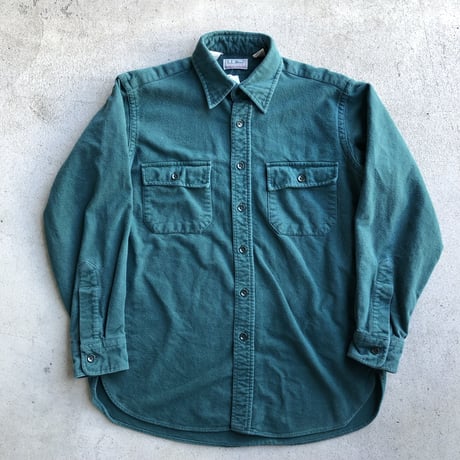 〜80'sUSA製 L.L.Bean シャモアクロスシャツ
