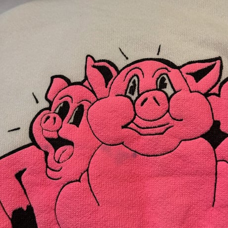 90s USA製 ３匹のブタスウェット