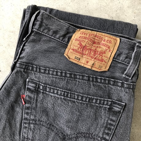 90'sUSA製 Levi's501  W34×L30 ブラック