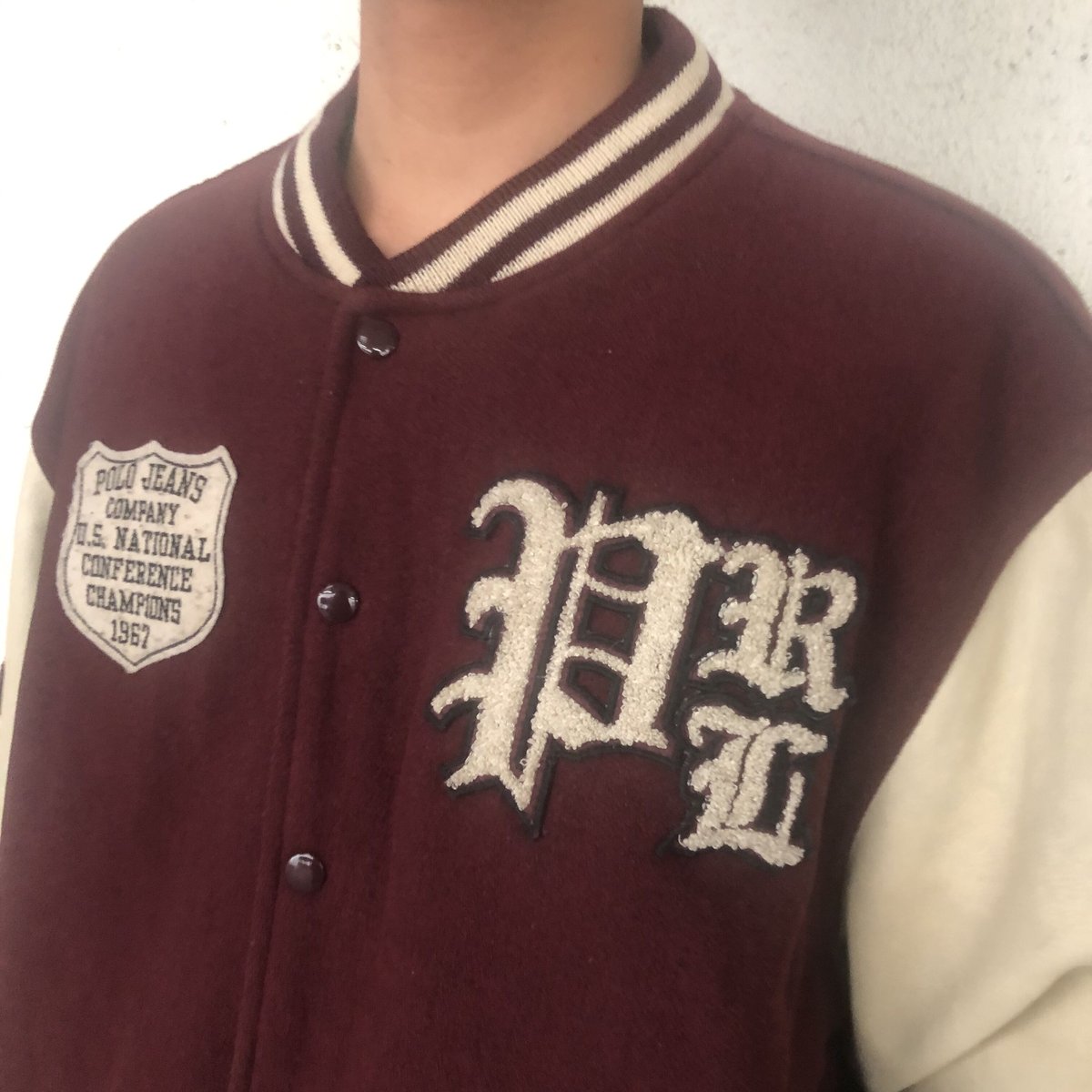 POLO by Ralph Lauren ウール　スタジャン　ラルフローレン ラルフローレン ウールスタジャン | CUSTOM FEVER