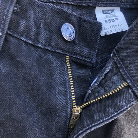 USA製Levi's550 RELAXED FIT W32×L30 黒