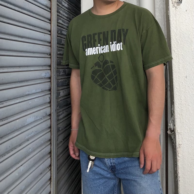 国内最大規模のショップ H2094 GREEN DAY バンドTシャツ