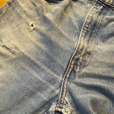 90年代Levi's505 W33×L30  クラッシュデニム