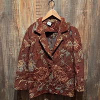 花柄ゴブランジャケット