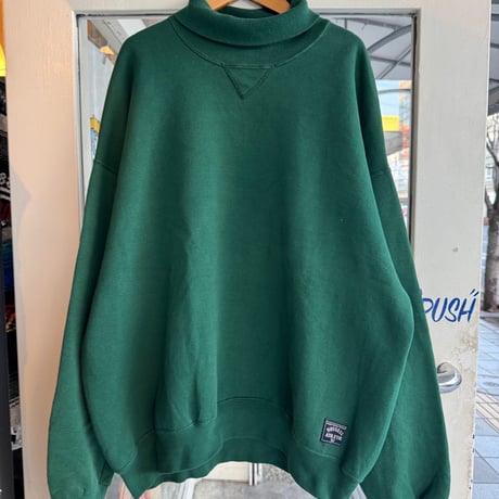 90's USA製RUSSELL 無地タートルネックスウェット
