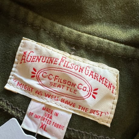 USA製FILSON コットンベスト XL