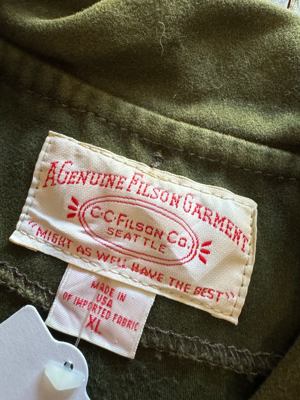 USA製FILSON コットンベスト XL | CUSTOM FEVER USA製FILSON コットンベスト XL | CUSTOM FEVER