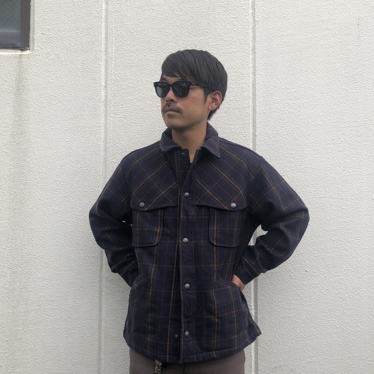 PENDLETON デニム ウール ジャケット モカ ノンウォッシュ USA製 PENDLETON デニム ウール ジャケット モカ ノンウォッシュ USA製