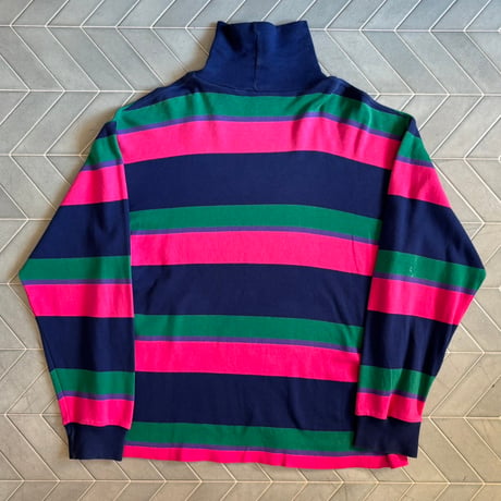 90s GAP ボーダーハイネックロンT