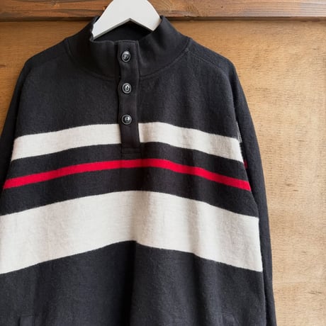 CHAPS ハーフボタンニット