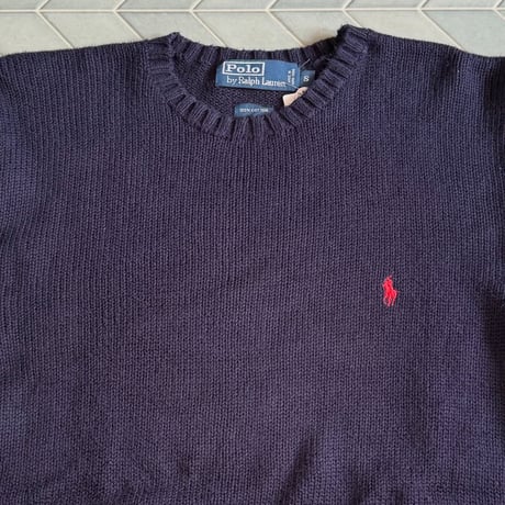 POLO コットンニット